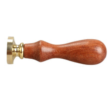 Load image into Gallery viewer, Wax Seal Stamp with Rosewood Handle and Bronze Stamp Head Horizontal