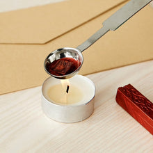 Load image into Gallery viewer, Wax Seal Spoon Over Flame for DIY Custom Wax Seal